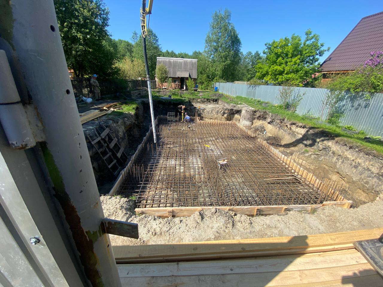 Заливка монолитного фундамента, фото 1